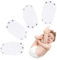 Prolunga Body Neonato 4Pcs - Estensione Corpo Baby, Tessuto di Cotone per Extender, Unisex-Bimbi (Bianco)