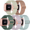Chinbersky 5 Stück Armband für Fitbit Versa 2 & Versa - Verstellbares Nylon Sport Ersatzarmband für Frauen & Männer