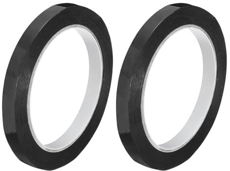 QUARKZMAN Whiteboard Tape 0,4 Zoll x 72 Yards Selbstklebendes Grafikband für Papierarbeiten Linien Diagramme Leitlinien Tafelschreiben Packung mit 2 Stück