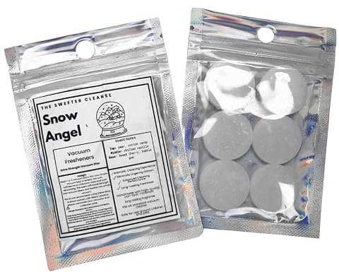 Snow Angel set of 6, Vacuum scented Discs, Long-Lasting Fragrances,Handmade in UK,highly scented