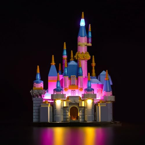 LED Light Set for Lego Mini Disney Sleeping Beauty Castle 40720 (No Lego), Decoration Lighting Set for Lego Mini Disney Sleeping Beauty Castle Creative Toy