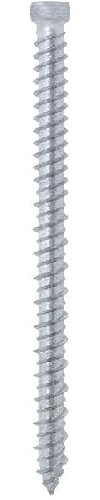 Bricoleva.it Set di 100 Viti di Ancoraggio Diretto per Calcestruzzo, a Muro Senza Tassello, Impronta Torx. Turbo per Cemento - TC Testa Cilindrica, 7,5x120mm