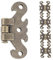 KITANDOVE 5st Vintage-scharnierscharnier Scharniere Für Küchenschränke Selbstschließende Türscharniere Scharniere Für Eckschränke Metallscharniere Scharnier Aus Metall Zinklegierung