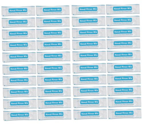 Didiseaon Paquetes De Sal Nasal 2,7 g x 80 Sobres Sal Cuidado Nasal Solución Salina Rápida Disolución Uso Diario Adultos y Niños Limpieza Eficaz