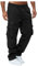 Pantalon Chantier Homme Cargo Blanc - Pantalon de Travail Habillé - Pantalons De Randonnée - Treillis Militaire