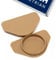 Light Oak Winged Hinge Hole Cover Caps 35mm - Kitchen Cabinets/Cupboard Doors (10)