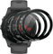 Knrlqim 3 Pièce Verre Trempé pour Garmin Forerunner 255 Smartwatch Protection Écran,9H HD Protecteur D'écranSans Bulles Anti-Rayures 3D Incurvé Couverture Complète pour Garmin Forerunner 255