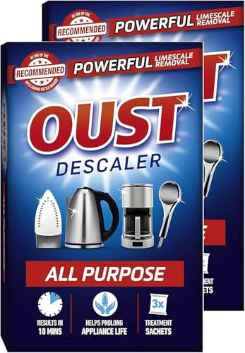 Oust All Purpose Kettle Iron Coffee Machine Descaler 3 x 25ml Sachets (2)