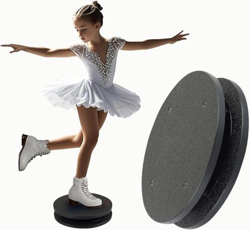 TIZYFF Eiskunstlauf Spinner - Trainingshilfe für Eisläufer, Gymnastik, Tanz und Ballett Pirouette Metall Eight Spin Trainer.