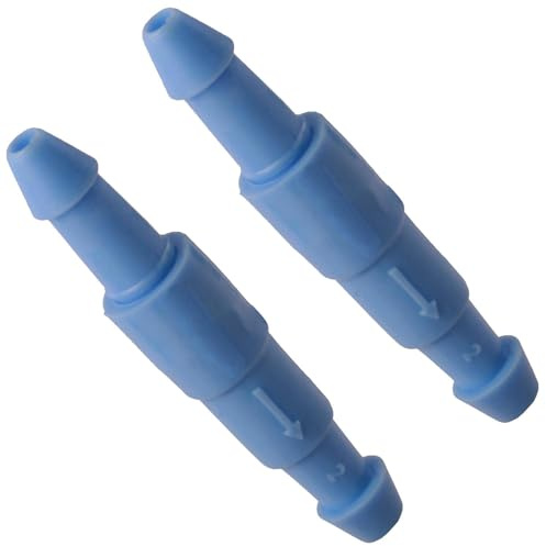 Parlex One Way Non Return Valve x2 for Inline 4mm - 5mm Pipe Windscreen Washer Cleaning