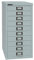 BISLEY MultiDrawer, 29er Serie, DIN A4, 10 Schubladen, Metall, 355 Silber, 38 x 27.9 x 59 cm