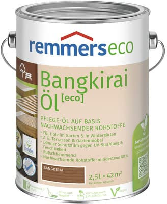 Remmers Gartenholz-Öle [eco] Holzpflege Möbelpflege (5 l, Bangkirai-Öl)