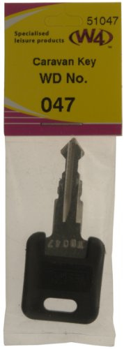 W4 WD Replacement Caravan Key No047 - Black