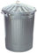 4 x Large 90L Litre Galvanised Steel Metal Bin - Ideal for Animal Feed/Storage/Rubbish/Dustbin