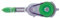 Pilot ECTRF-15K-4G-BG Nachfüllkassette Whiteline RT, für Correction Tape BEGREEN, 4,2 mm x 6 m