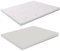 TOPPER CORRETTORE IN MEMORYFOAM PER MATERASSO MATRIMONIALE 170x200 ALTEZZA 3 CM SFODERABILE ALOE VERA