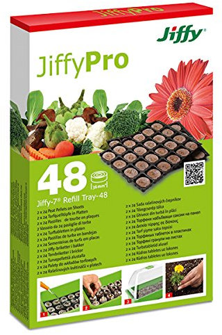 Jiffy 005333 Nachfüllplatte für Treibhaus Multi-Grow