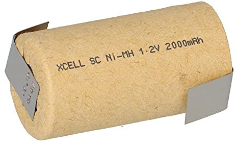 XCell Akku Ni-MH 1,2V / 2000mAh mit Lötfahne Z-Form X2000SCR/PP