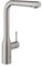 GROHE 30271DC0 Essence - Grifo de cocina extraíble de doble pulverización (acero inoxidable)