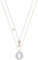 Swarovski Pendentif Parure Crystal Wishes Key, rose, combinaison de métaux plaqués