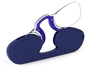 NOOZ - Occhiali da lettura senza aste - Diottria +1 - Binocolo per uomo e donna - Custodia molto compatta. L'essenziale per i presbiti - Rettangolare