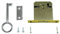 SN-TEC Einsteckschloss/Möbelschloss/Schrankschloss mit Zuhaltung, Dornmaß: 45mm, (Gesamttiefe 63mm), rechts/links/oben verwendbar incl. Schließblech incl. Montagematerial