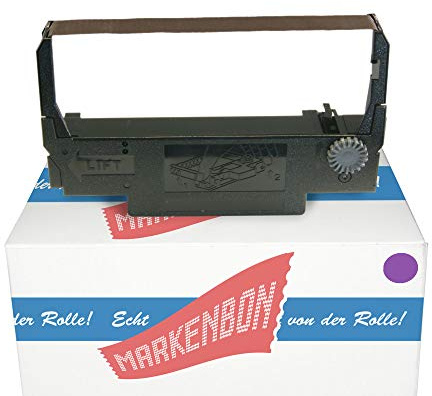 Farbbandkassette passend für Epson TM-U 220 B [schwarz] markenbon ERC30B Gruppe 655 (1 Karton mit 5 Stück)