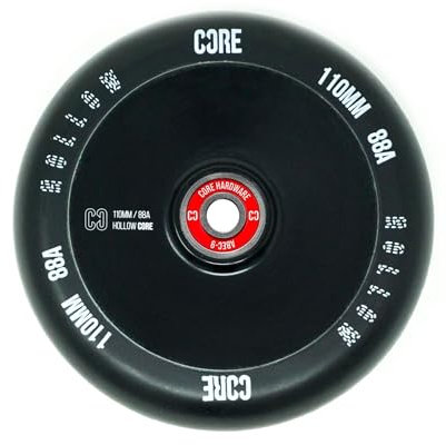 Centrano Unisex – Erwachsene Core Hollow Scooter Rolle, Schwarz, 120mm