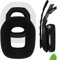 Geekria Comfort Ersatz-Ohrpolster aus Velours für Astro A40 TR A50 Kopfhörer, Headset, Ohrpolster, Reparaturteile (schwarz)