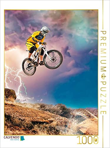 CALVENDO Puzzle Mountainbike 1000 Teile Puzzle hoch | Lege-Größe cm Foto-Puzzle für glückliche Stunden
