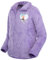 Brandsseller Giacca in pile per bambini, con colletto alto, Lilla, 98 cm-104 cm