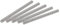 sourcing map 15Stk. voller Gewindestab 304 Edelstahl Rechtsgewinde M6-1,0 Gewindesteigung M6 x 80mm