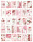 ZPPLD Postkarten set, Vintage Postkarten,Postkarten Floral mit schöner Blumensprache gedruckt auf Kraftpapier, Liebe, Freundschaft, Leben, Motivation Grußkarten