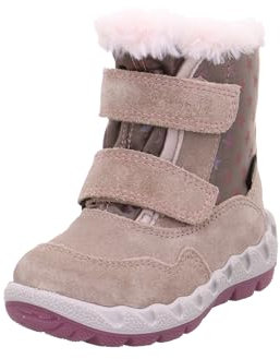 Superfit Icebird warm gefütterte Gore-Tex Schneestiefel, BEIGE/ROSA 4000, 30 EU