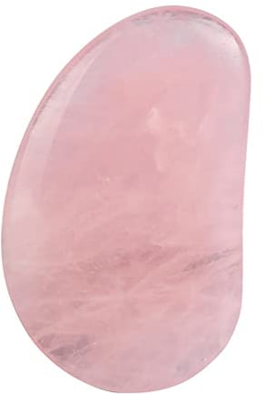 Rosenquarz Jade Guasha Board Naturstein Schaber Chinesische Gua Sha Werkzeuge, 06