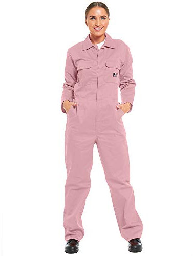 Tough Work Combinaison Chaudière à Manches Longues Pour Femme - Infroissable Avec Plusieurs Poches - Protection de Sécurité - Vêtements de Travail Normaux