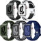 Dirrelo 5 Pezzi Sportive Cinturini Compatibile con Cinturino Apple Watch 44mm 45mm 42mm 49mm per Uomo, Traspirante Silicone Cinturino per Apple Watch Series 9/8/7/SE/Ultra 2/6/5/4/3/2/1, Scuro E