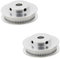 2-Stück iMetrx GT2 Pulley Zahnriemenscheibe Breite 10mm Teeth 60 (Innere Bohrung 5mm) für 3D Drucker Zahnriemenscheibe