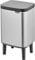 Brabantia - Bo Waste Bin Hi 4L with Soft Close Lid, Removable Inner Bucket, and Transport Grip – Ideal for Bathroom, Bedroom, and Home Office – Matt Steel Fingerprint Proof