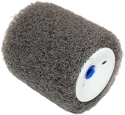 DEWEPRO® Rouleau d'enduit de remplacement pour mastic - Outil d'étalement de haute qualité pour une application uniforme - Spatule pour rouleau de 80 mm de large