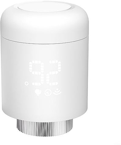 Cabezal Termostático Inteligente, Termostato de válvula para Tuya para ZigBee TRV, Compatible con Alexa y Assistant, Accesorio para programador de calefacción Termostato de control remoto, M30 *1,5 mm