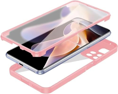 GoodcAcy Für iPhone 11 Hülle, iPhone 11 Hülle,360°Rundumschutz Robust Case Stoßfest Handyhülle Mit Eingebautem Displayschutz, Schutzhülle für iPhone 11 Rosa