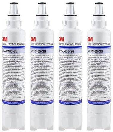 4 x 3M AP2-C405-SG Replacement Water Filter Cartridges - Enhanced Water Quality for Water boilers, Water Coolers, Under Sink, Coffee Machines (Cool Products Branded)