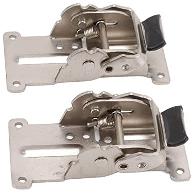 Cerniere da 180 Gradi, 2 Pezzi Staffe Pieghevoli Supporto Estensione Blocco in Lega di Zinco Cerniera Autobloccante da 180 Gradi Set Hardware con Viti per, Tappi per Vino