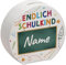 Personalisierte Spardose zur Einschulung: Tafel-Design mit Namen perfekt für erste Klasse, Schule und Geldgeschenke mit Wunschname