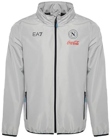 SSC NAPOLI Staff Ea7 Veste coupe-vent unisexe pour adulte (paquet de 1)