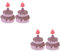 SOIMISS 2 Paar Kuchen Ohrringe Kekse Jubiläumsgeschenk Dessert-ohrringe Aussage Geburtstagsgeschenke Statement-ohrringe Für Damen Süße Tortenohrringe Punk-ohrringe Acryl