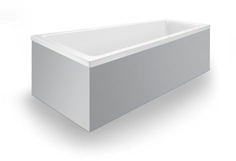 Duravit No.1 Einbau-Badewanne, Trapez, 1500x800mm, 1 Rückenschräge links, weiß, 700504000000000