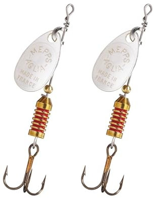 Mepps Kit 2 Aglia # 1 – 3,5 g – Argento