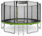 Hop-Sport Trampolin Outdoor - Ø 244/305/366/427/488 cm - Trampolin mit außenliegenden Sicherheitsnetz, Stabiler Rahmenkonstruktion & Sicherheitszertifikaten - Komplettset mit Leiter (427 cm)